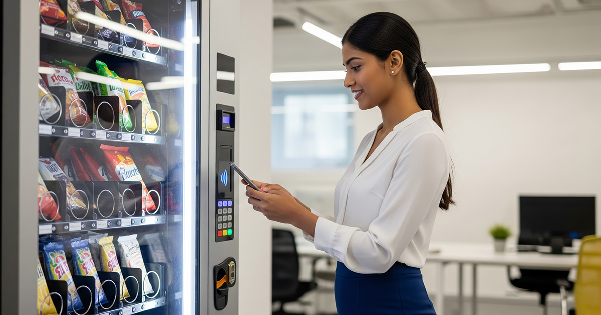 cashless vending solutions | office vending machine | Phoenix Refreshments